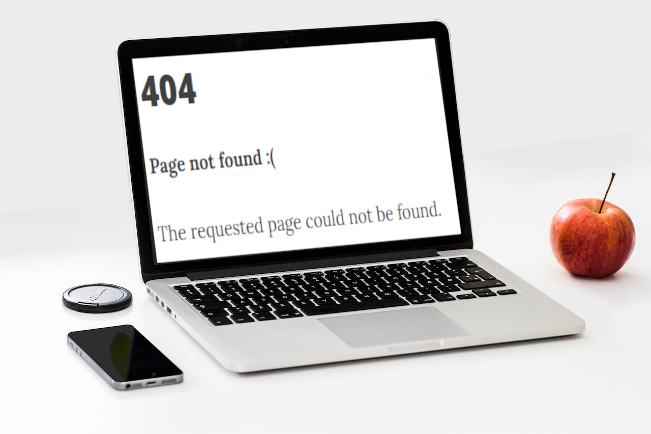 404 error on laptop